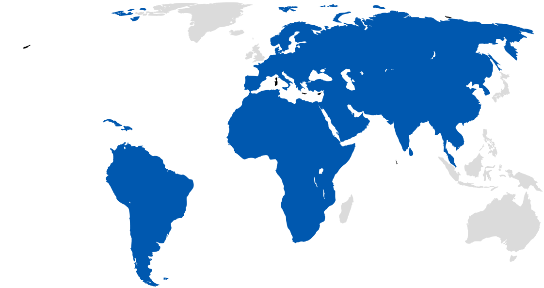 continents map